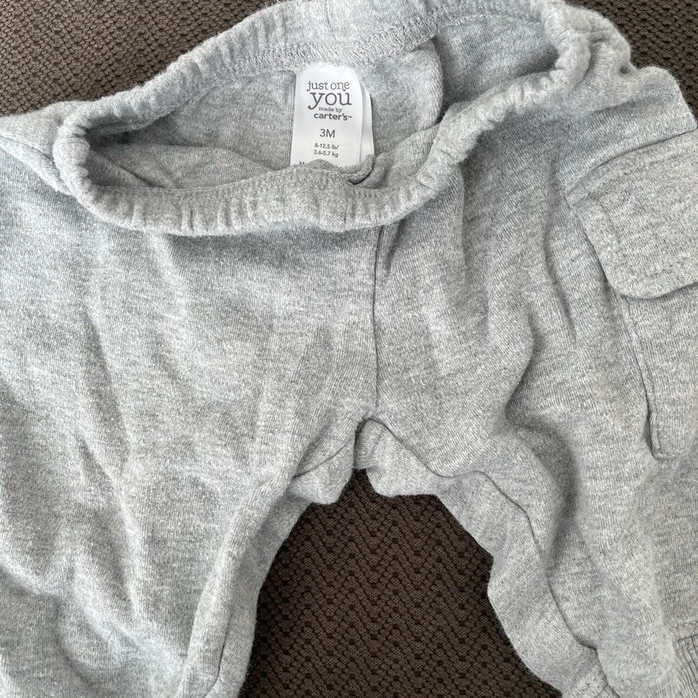 Baby Boy grey pants 3M